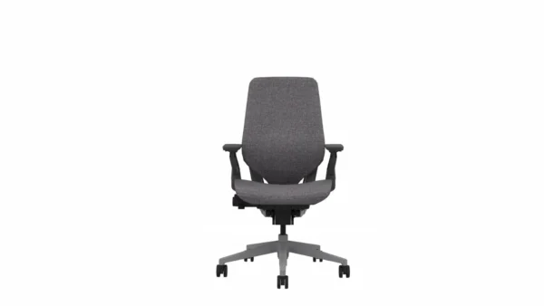 High Quality Ergonomic Office Chair - Steelcase Gesture - Ash Color - No Headrest - Front View