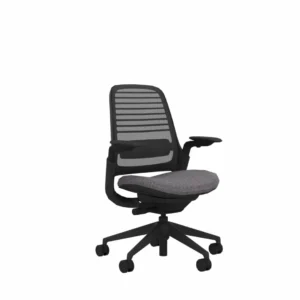 Ergonomic Office Chair Malaysia - Steelcase Series 1 - Ash Color - No Headrest - Side View