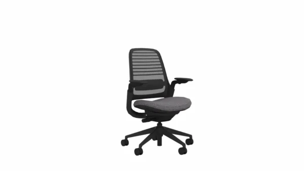 Ergonomic Office Chair Malaysia - Steelcase Series 1 - Ash Color - No Headrest - Side View