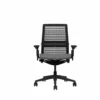 Ergonomic Office Chair - Steelcase Think - Ash Color - No Headrest - Front View